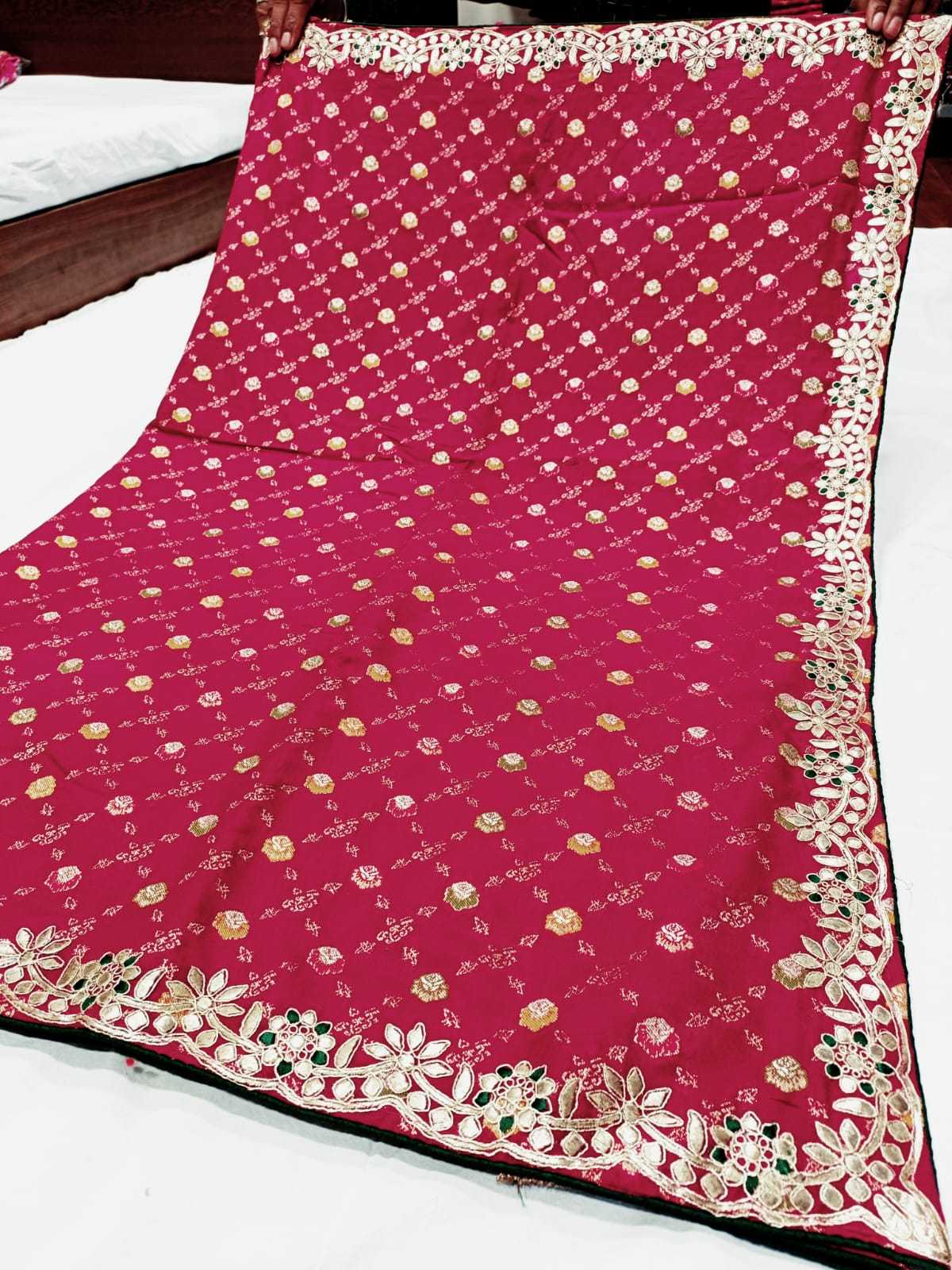 YNF RUSSIAN SILK RJK RUSSIAN SAREES WHOLESALE LADIES GOTA PATTI SAREES MANUFACTURER              